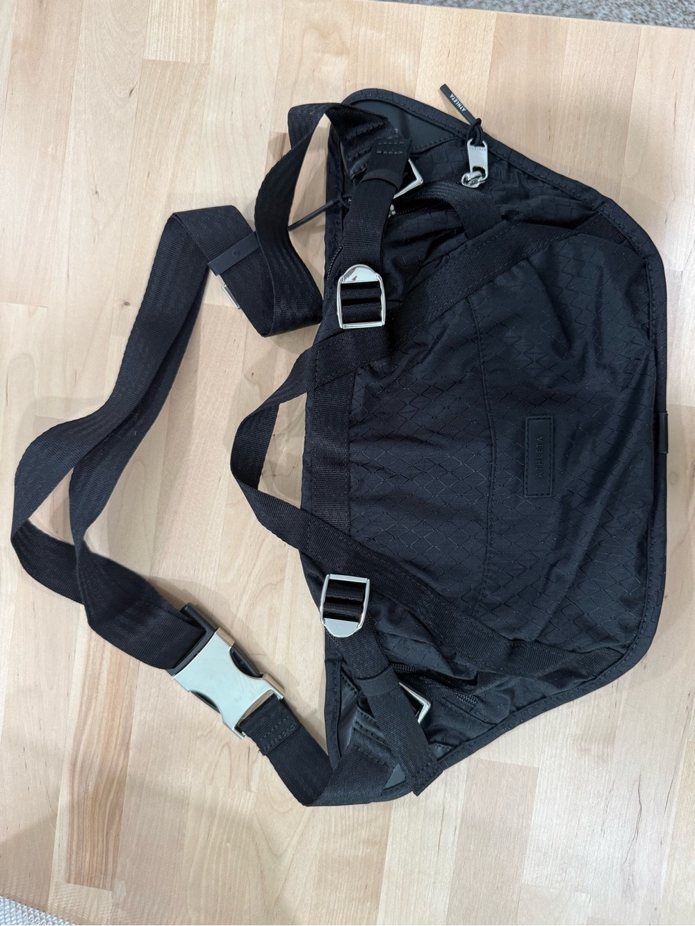 Athleta Black Crossbody Sling Bag